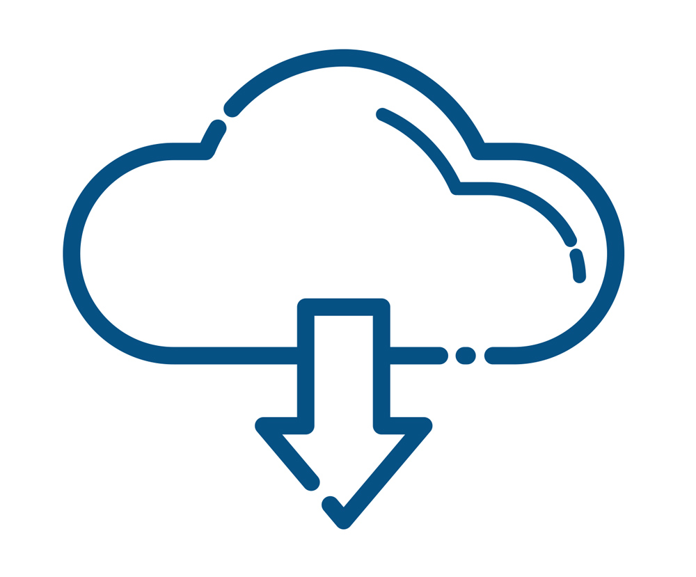 Cloud download logo