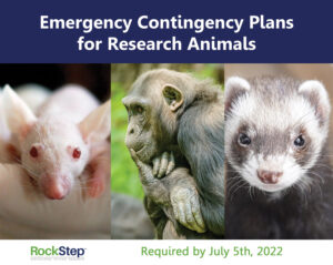 Emergency contingency plans for animal research facilities