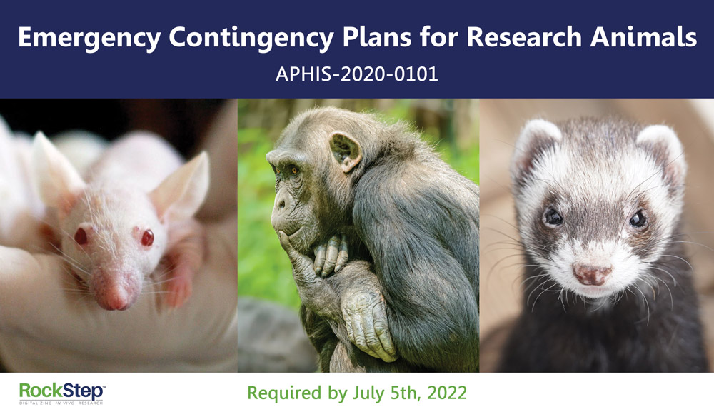 Emergency contingency plans for animal research facilities